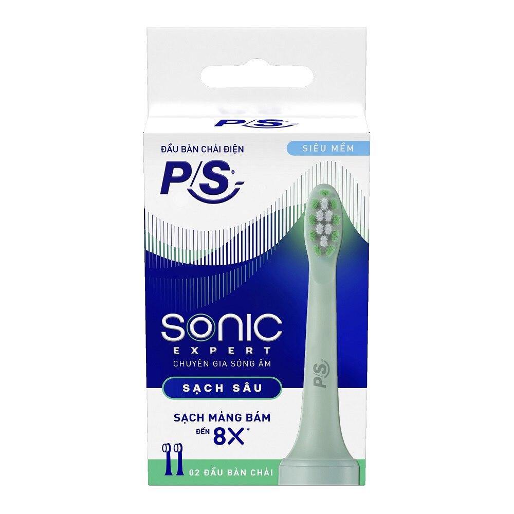 Bộ 2 Đầu Bàn Chải Điện P/S Sonic Expert .#Màu Hồng