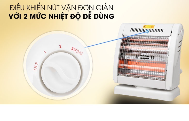 Máy Sưởi Đèn Sưởi Điện Hồng Ngoại Đạt Tường DTMS-05 - Hàng Chính Hãng