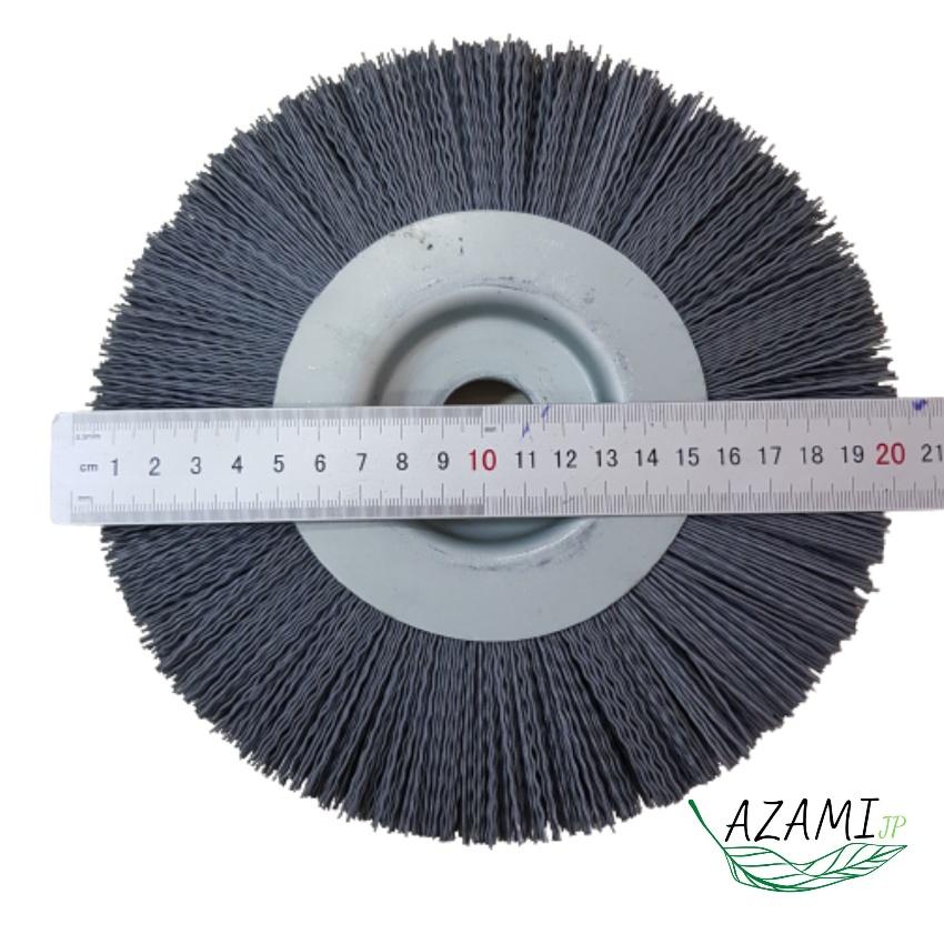Bánh Cước Sợi Nilon Cát 200mm , Sợi 0,8mm , Lỗ 25,4mm, Chổi Cước Chà Nhám Gỗ , Đánh Bóng Gỗ, Chổi Quật gỗ , Hàng Cao Cấp