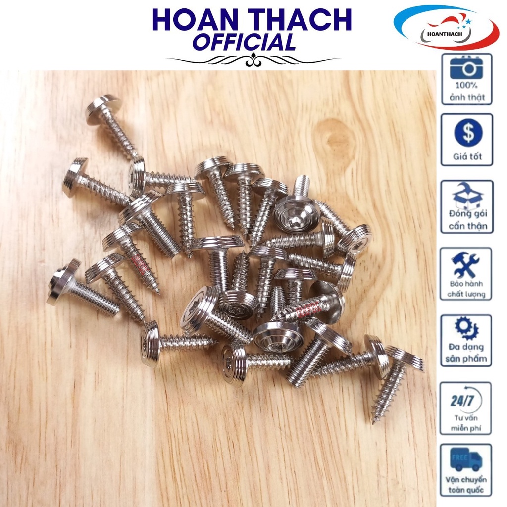 Bộ Ốc Áo Mẫu Thái Inox 304 cho xe máy Exciter 155 ( 27 con ), HOANTHACH SP017376