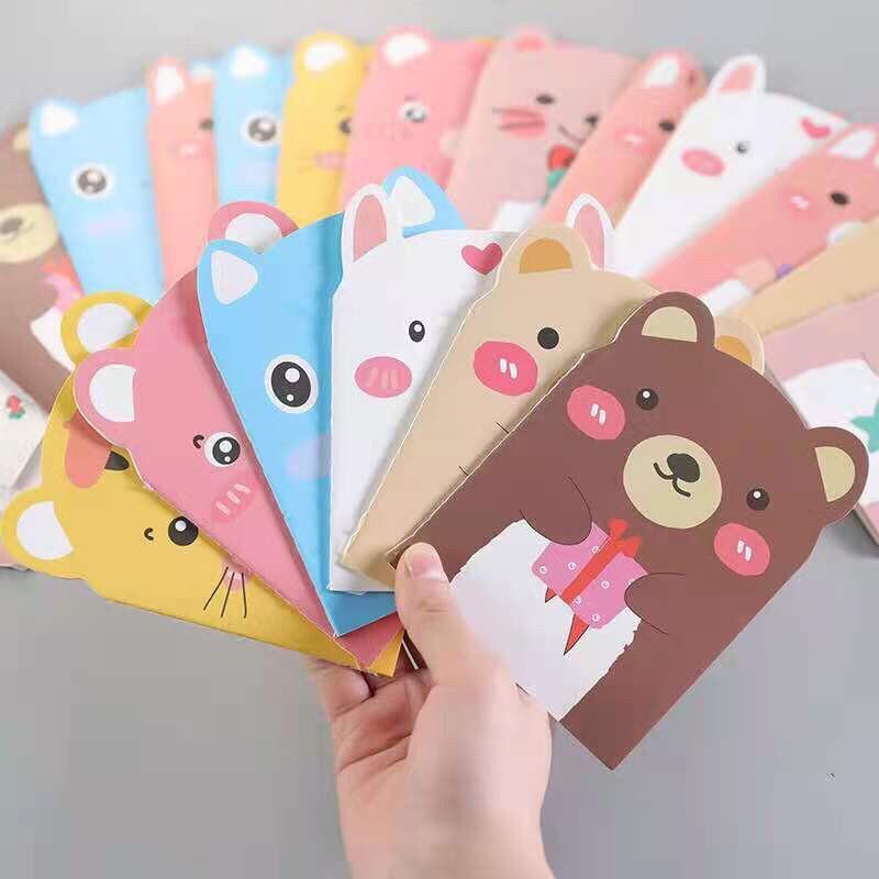 Sổ tay mini hình động vật dễ thương