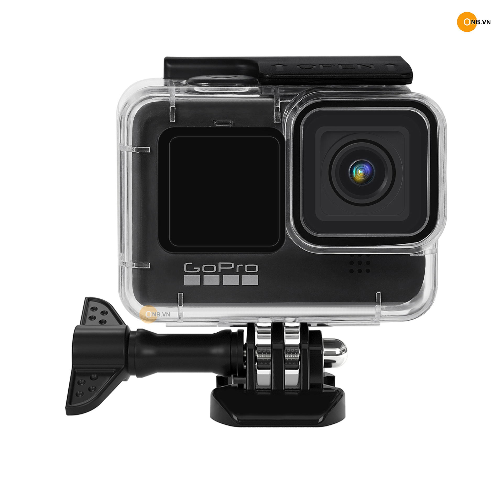 Cage chống nước cho Gopro 10 9 nút cao su mẫu mới 2022