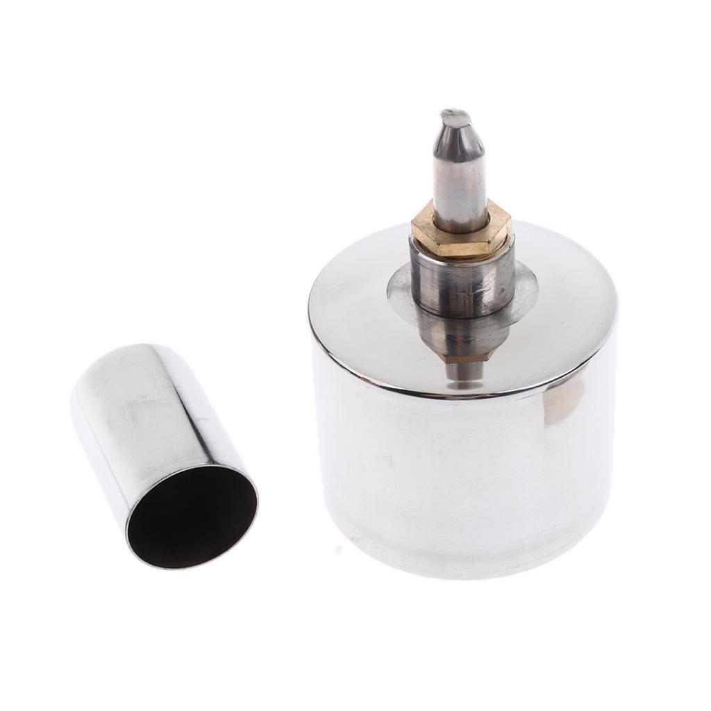 Heavy-Walled Lab Alcohol/Spirit Lamp/Burner Stainless Steel With Wick 200ml