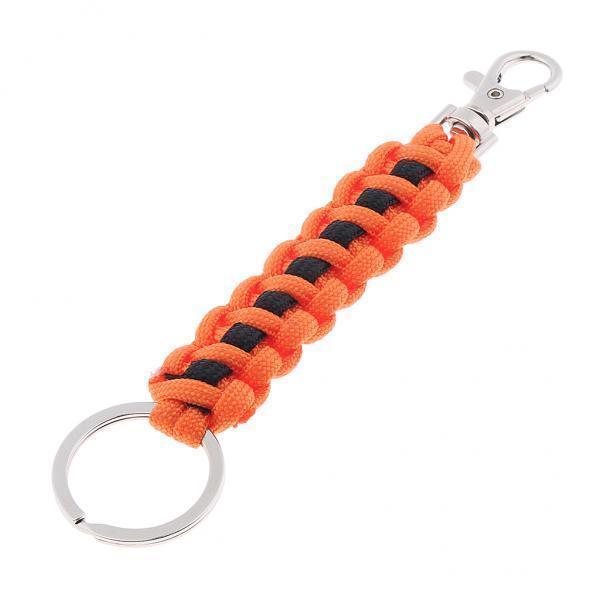 2-4pack Outdoor Emergency Kit Paracord Key Chain Ring Rope Parachute Cord