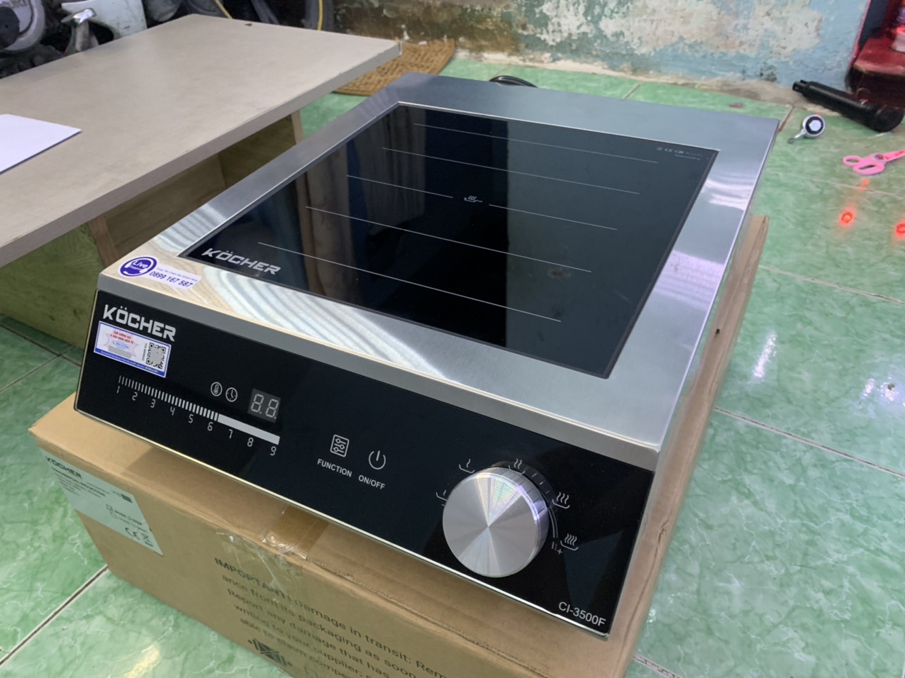 Bếp Từ Công Nghiệp Kocher CI-3500F - Hàng Chính Hãng