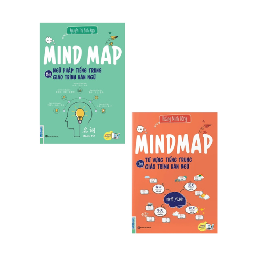 Combo Mindmap Ngữ Pháp Tiếng Trung Và Mindmap Từ Vựng Tiếng Trung Theo Giáo Trình Hán Ngữ