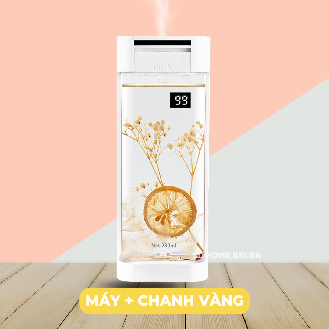 Máy xịt thơm phòng tự động, máy phun tinh dầu JD99, thể tích lớn 230ml, pin dung lượng cao 12000mAh