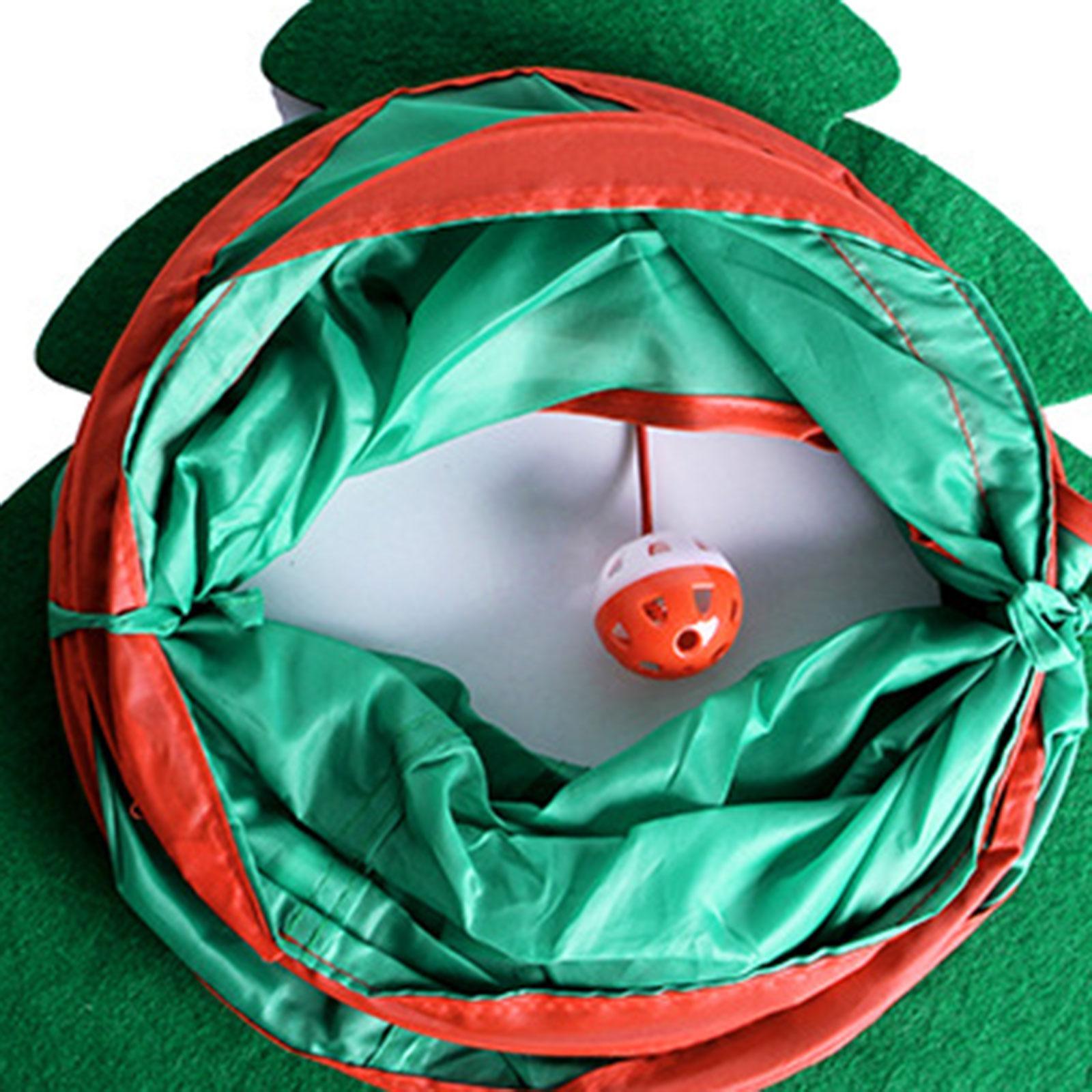 Cat Tunnel Foldable Tubes Rest Interactive Toy for Small Animals Indoor Cats