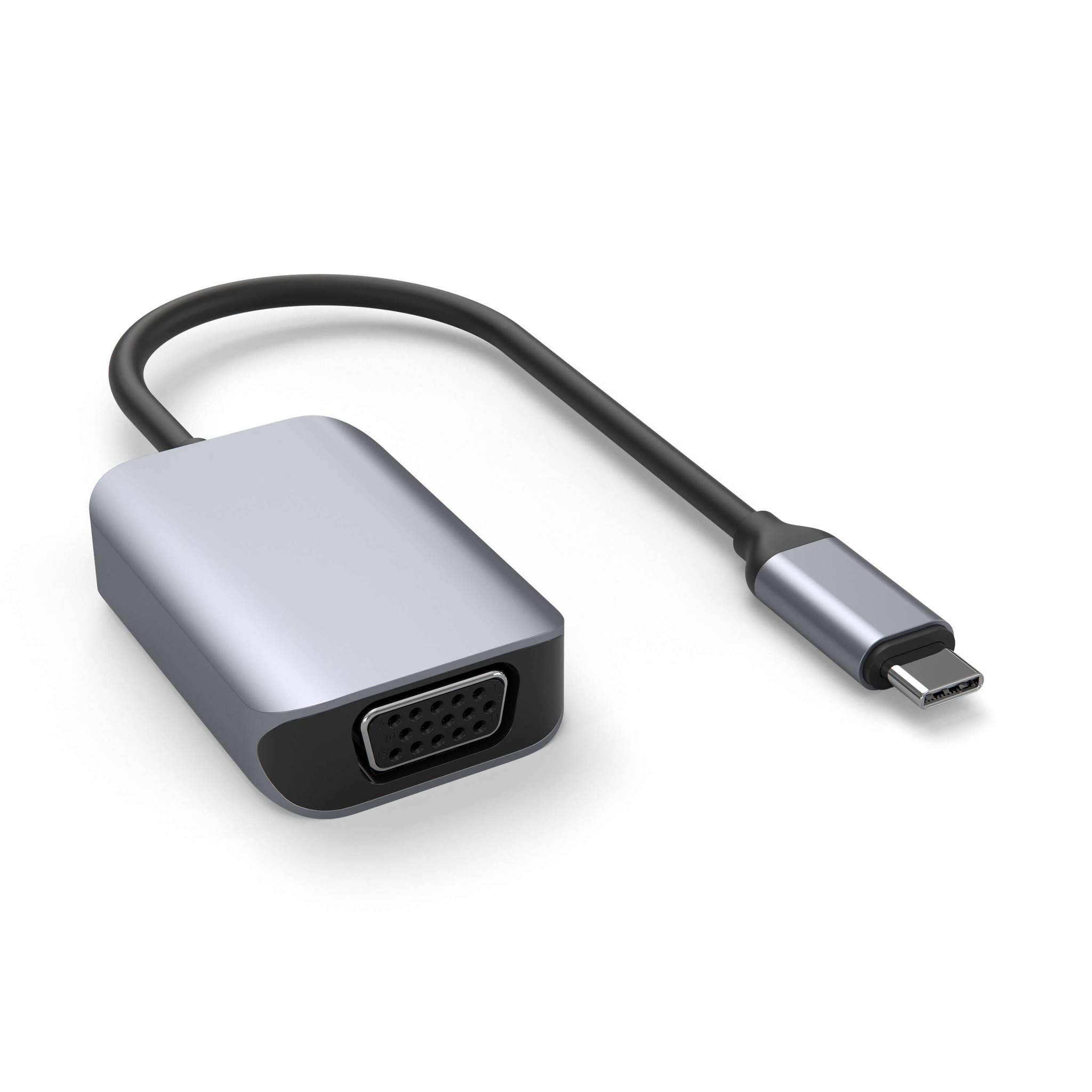 Cổng Chuyển Đổi MacBook HYPERDRIVE HDMI/VGA 4K60HZ 2 In 1 HD-C2HV Gray - Hàng Chính Hãng