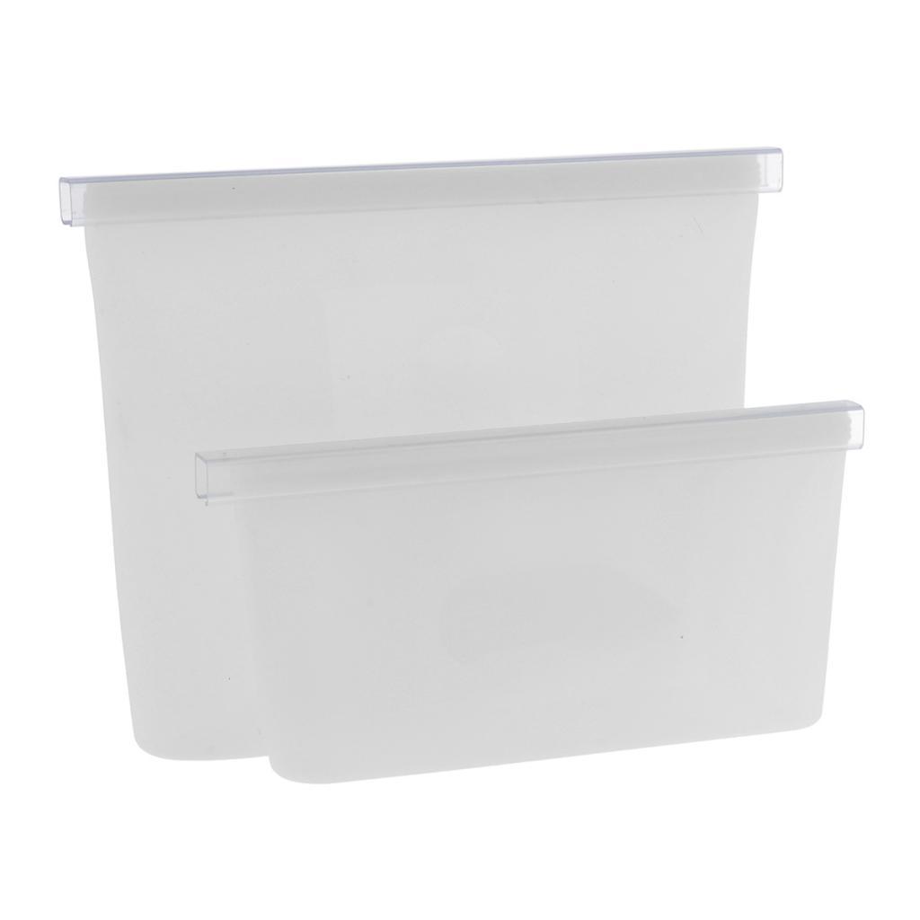 2/3 Chiếc Zip đựng Thực Phẩm Hàng đầu Bộ Túi đựng Trái Cây