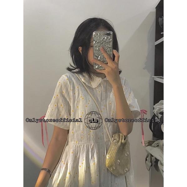 Bé váy babydoll hoa nhí siêu yêu