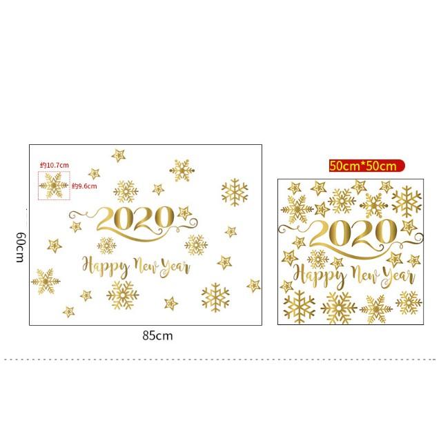 Decal trang trí Tết - 2022 HAPPY NEW YEAR