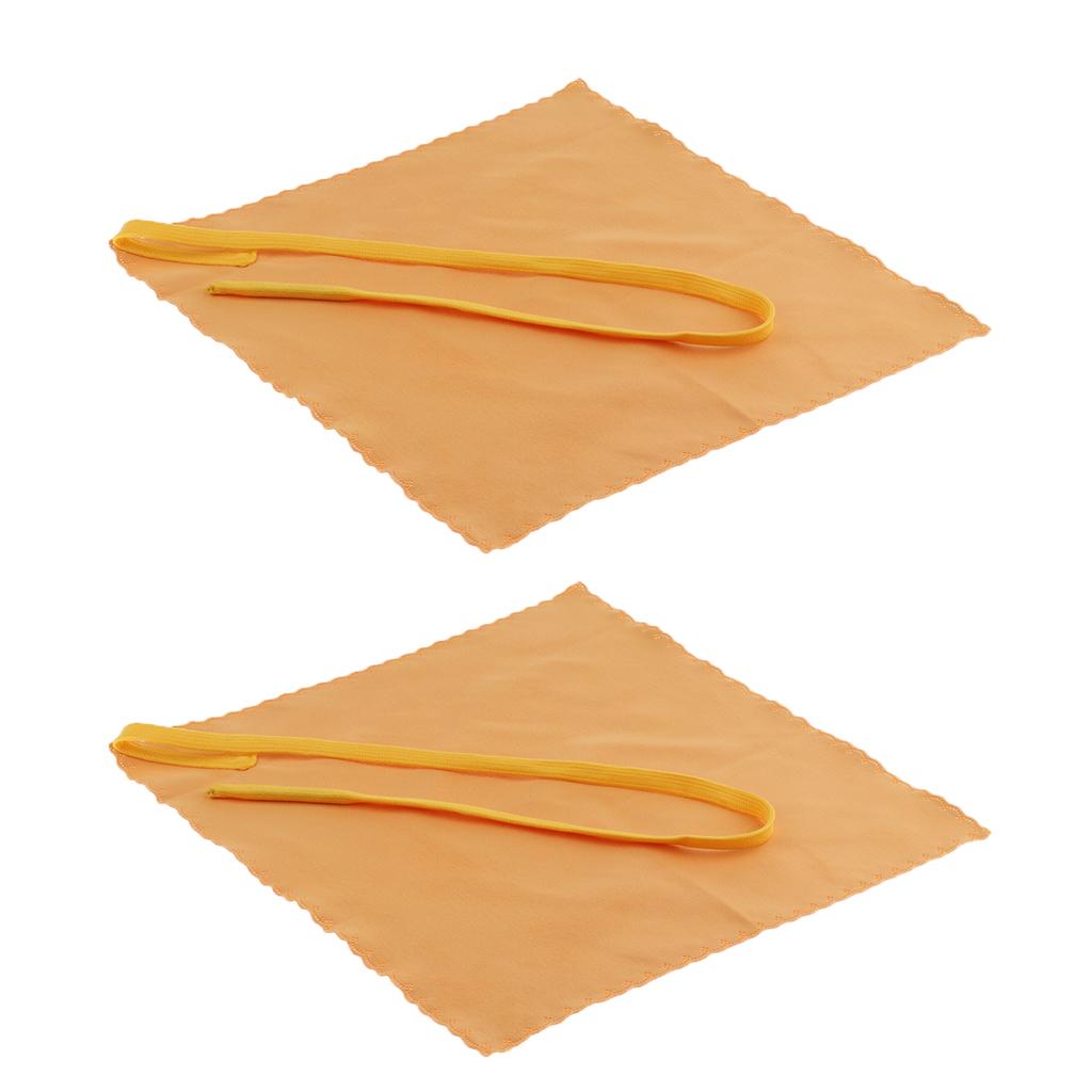 Sunnimix 2 Chiếc Dụng Cụ Âm Nhạc Kèn Clarinet/Sáo/Saxophone Khăn Lau Vệ Sinh Bụi