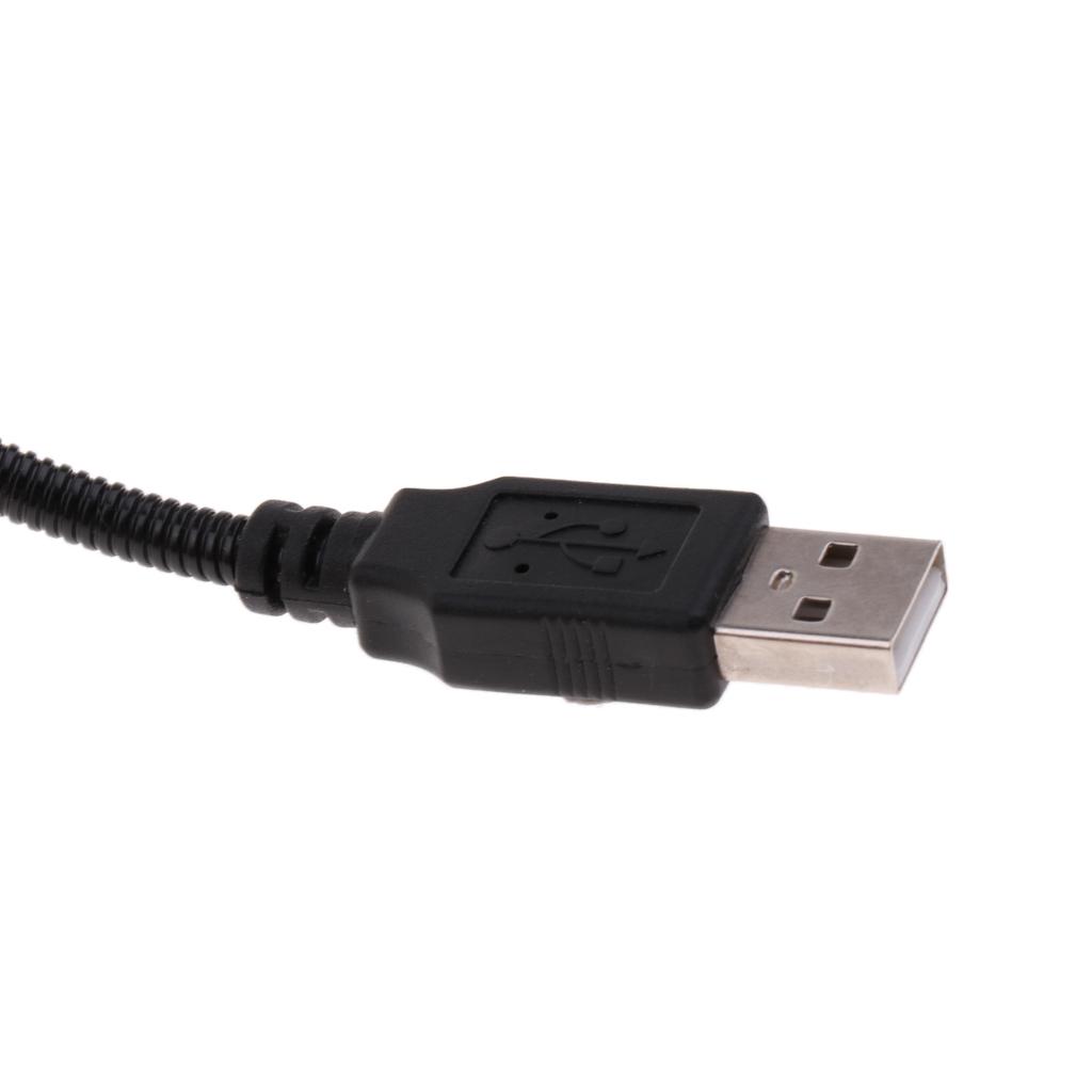 USB Microphone Computer Condenser Mic Plug & Play Home Studio for Desktop