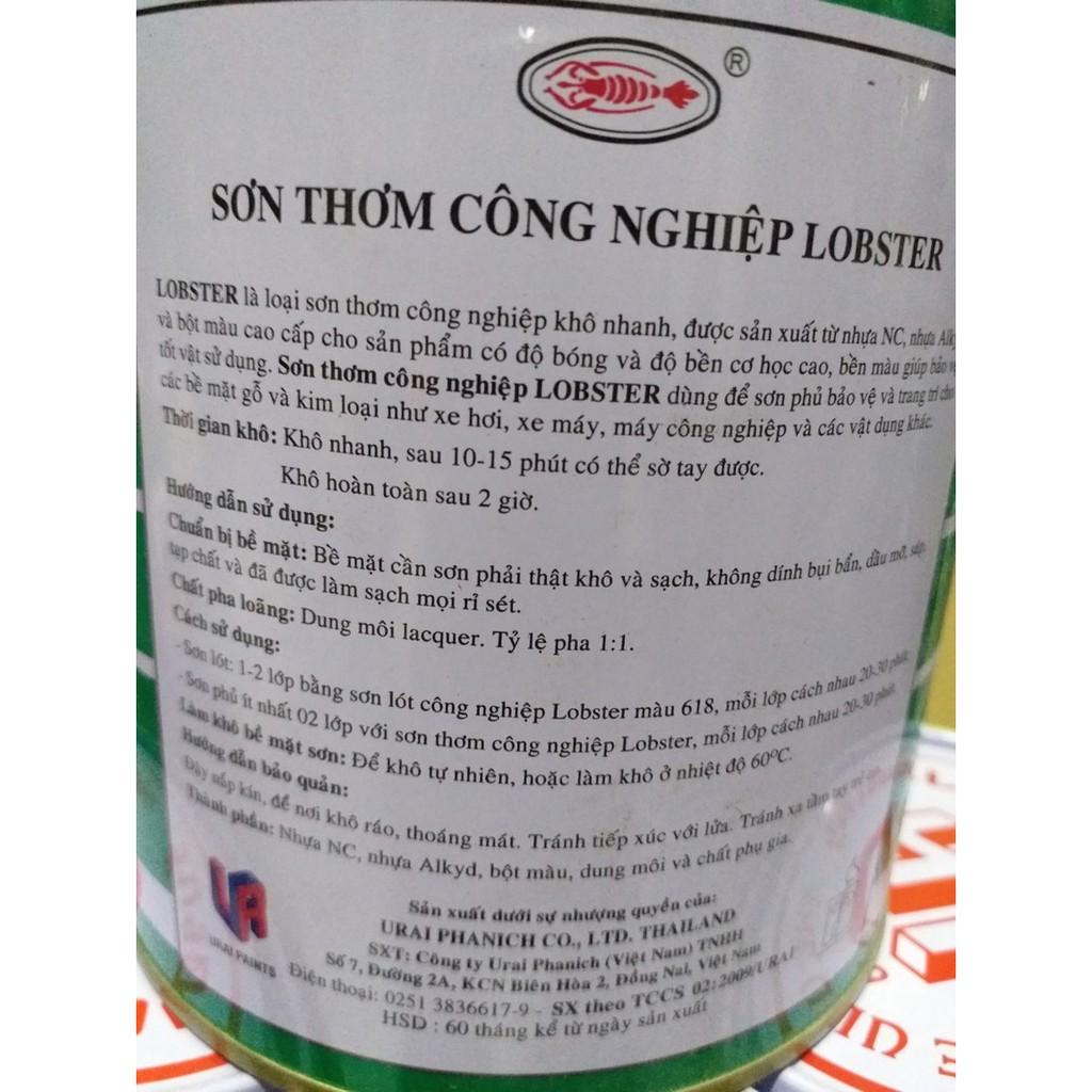 Sơn thơm công nghiệp Lobster màu xanh Ford 602 - 800ml