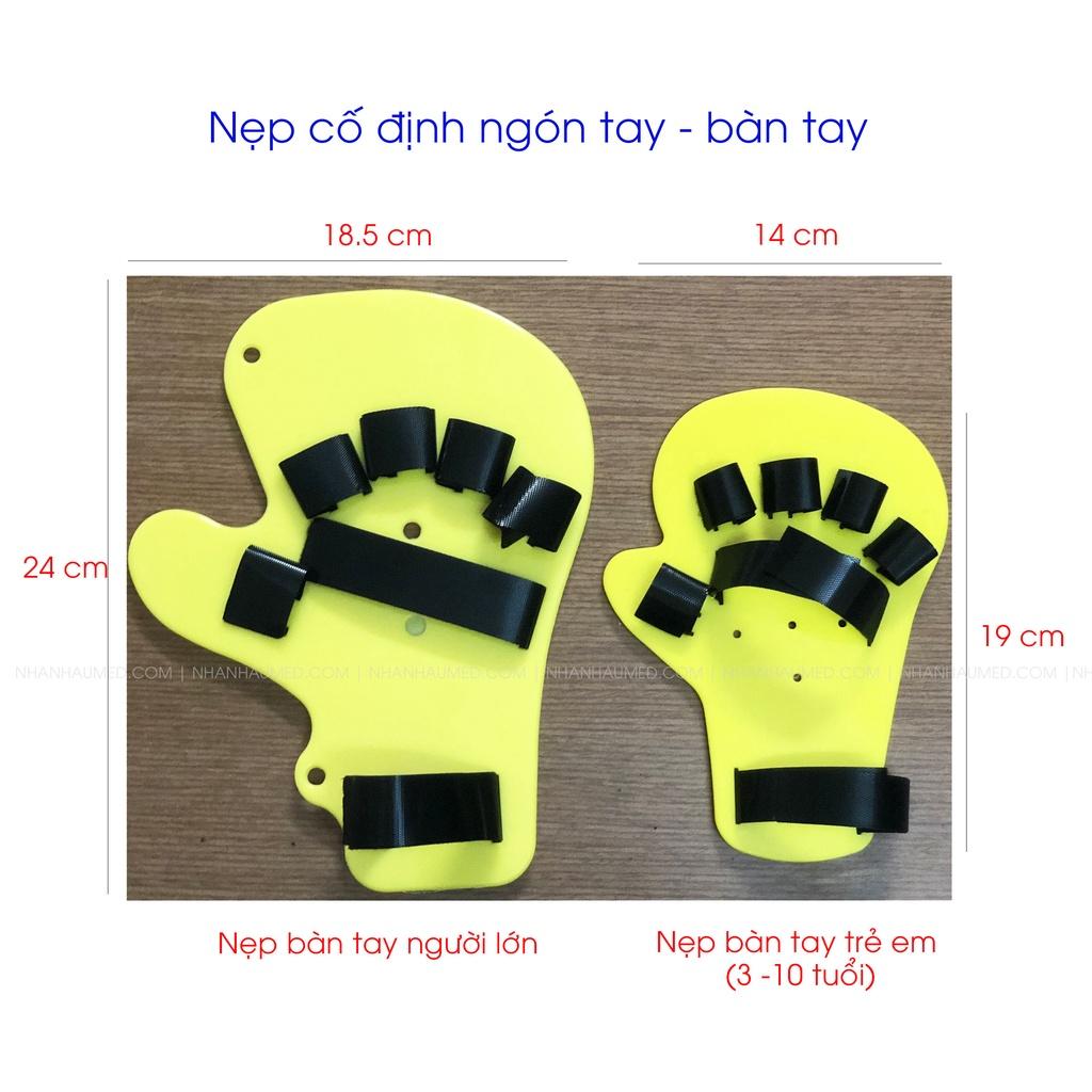 Nẹp Cố Định Bàn Tay Dành Cho Người Bị Tai Biến, Co Gập Ngón Tay, Chấn Thương Tay-Loại Trẻ Em và Người Lớn