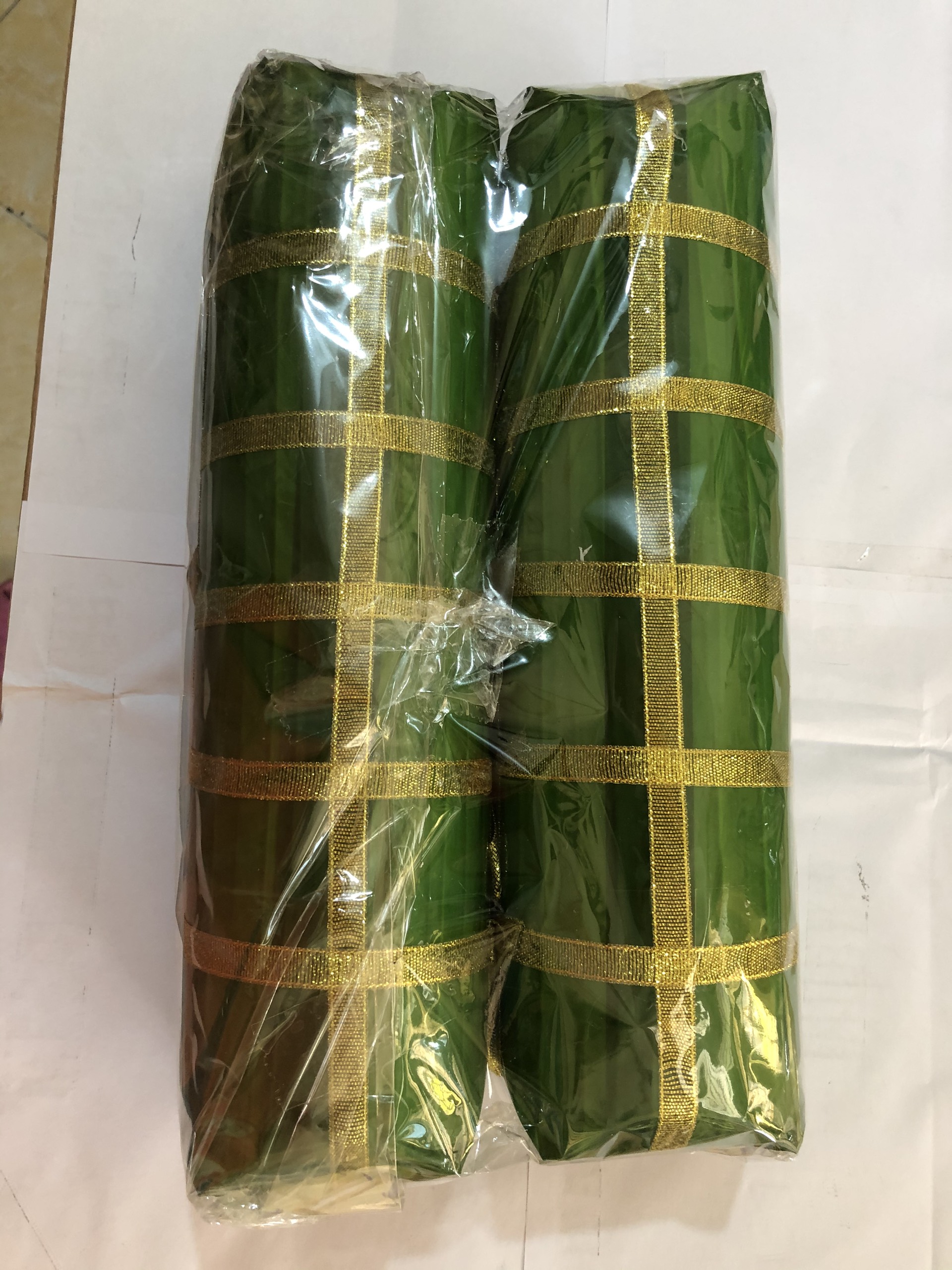 Mô hình Bánh Tét trang trí Tết  bộ 2 bánh