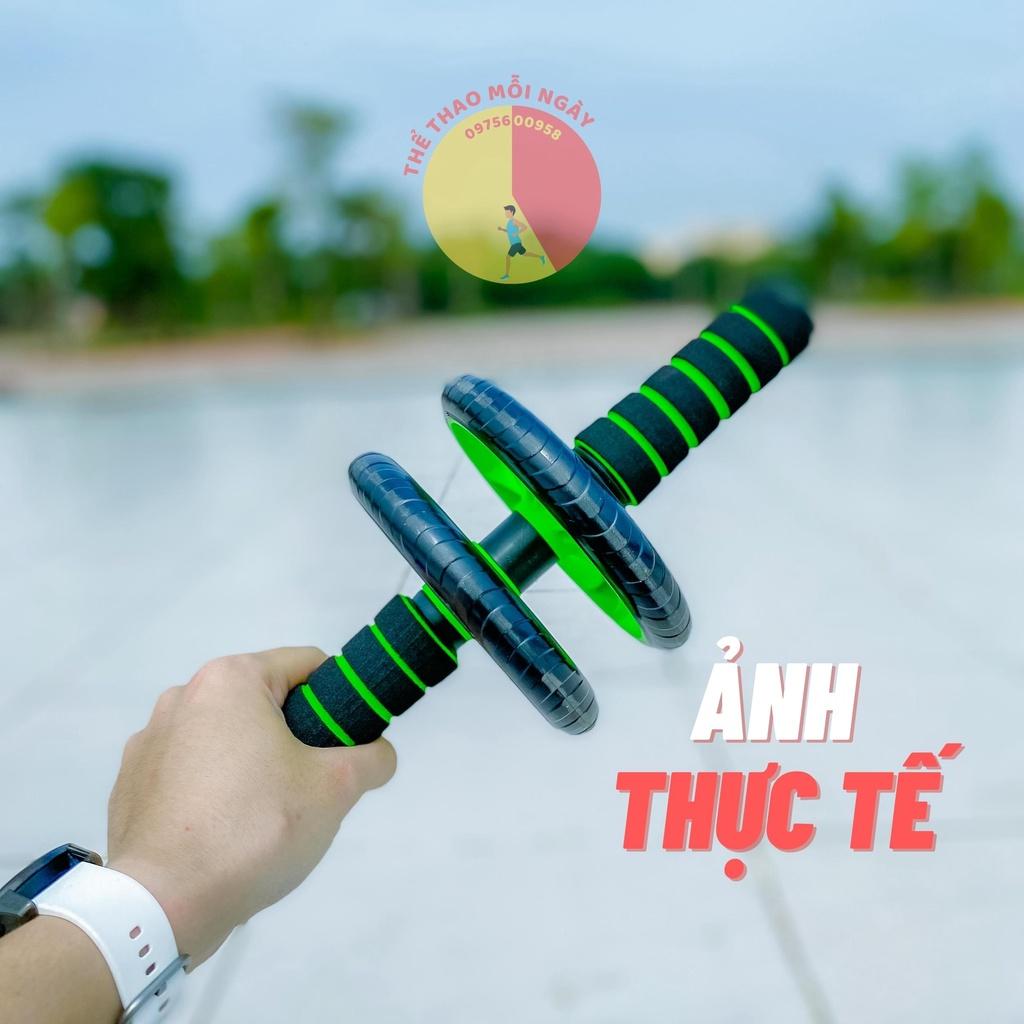 Con lăn tập bụng 2 bánh tiện lợi giá rẻ Thể thao mỗi ngày để có vòng 2 thon gọn giảm mỡ bụng giảm cân