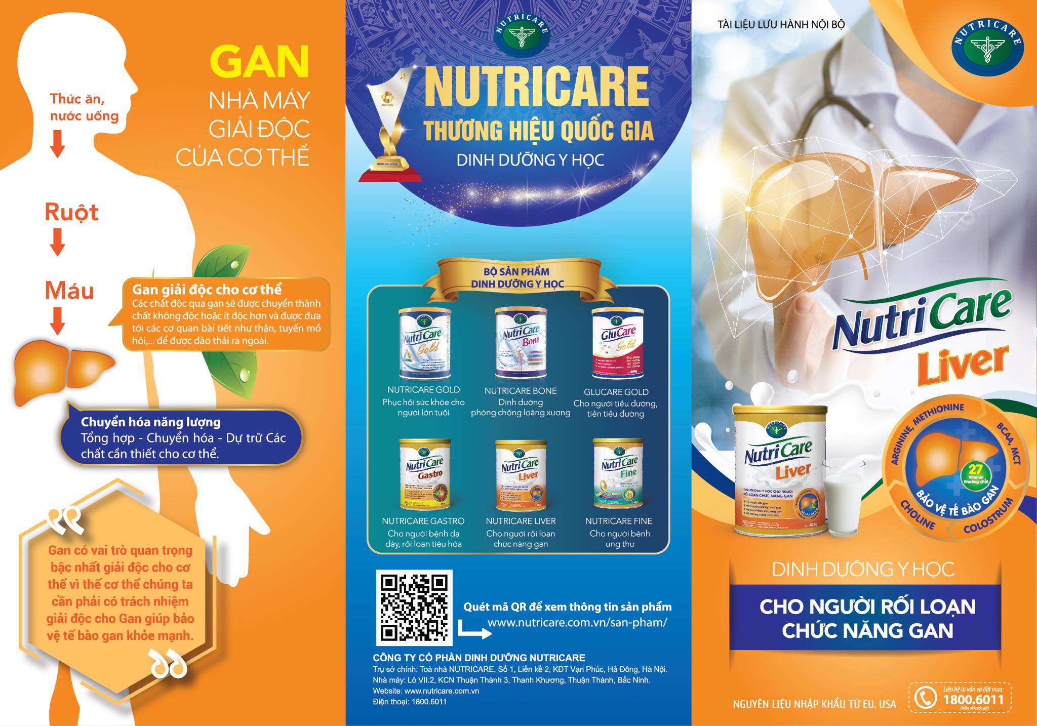 Bộ 2 lon sữa Nutricare Liver 900g - cho người rối loạn chức năng gan của NutriCare