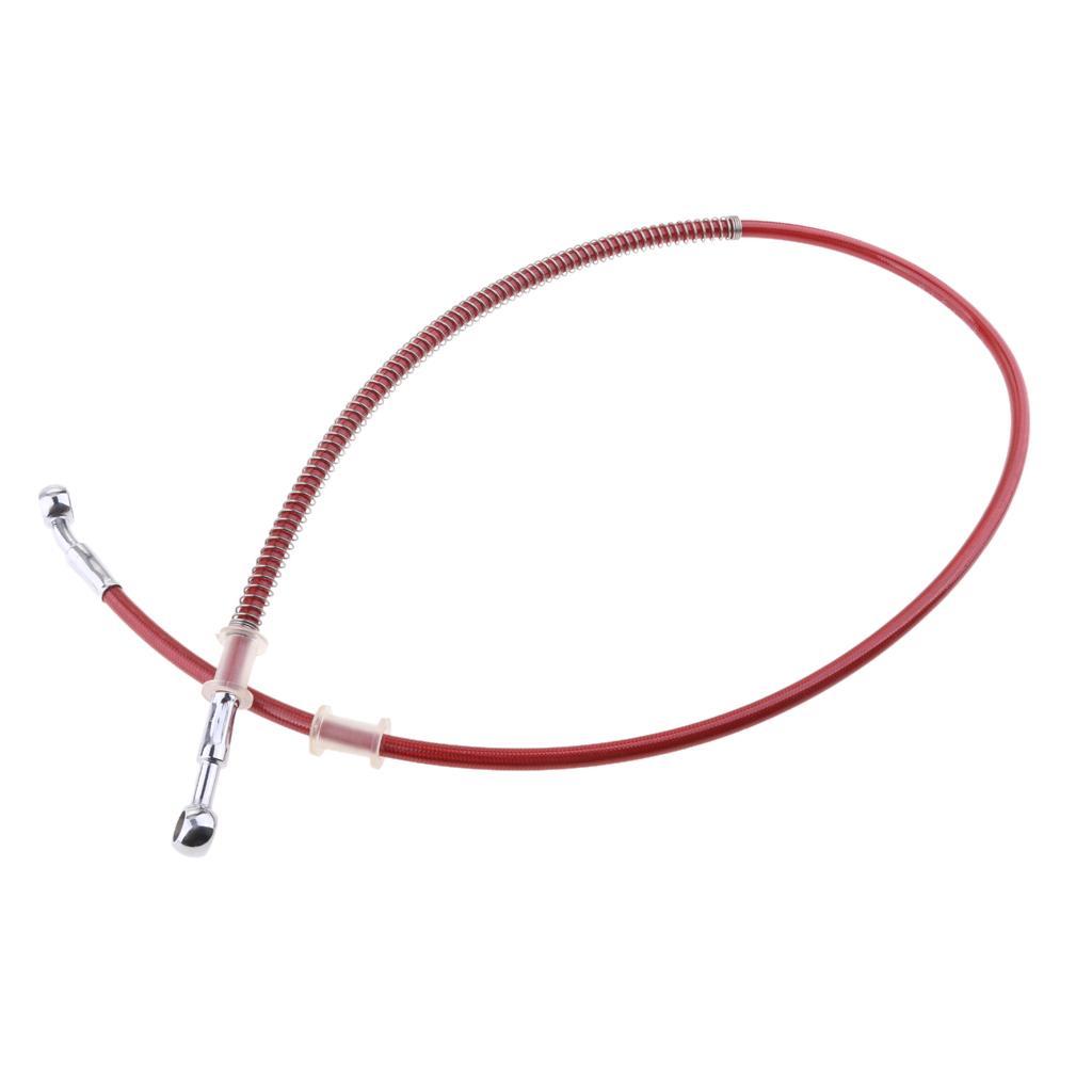 2pcs Universal Motorcycle Brake Oil Hose Pressure Fuel Tube Hose 1000mm/39"