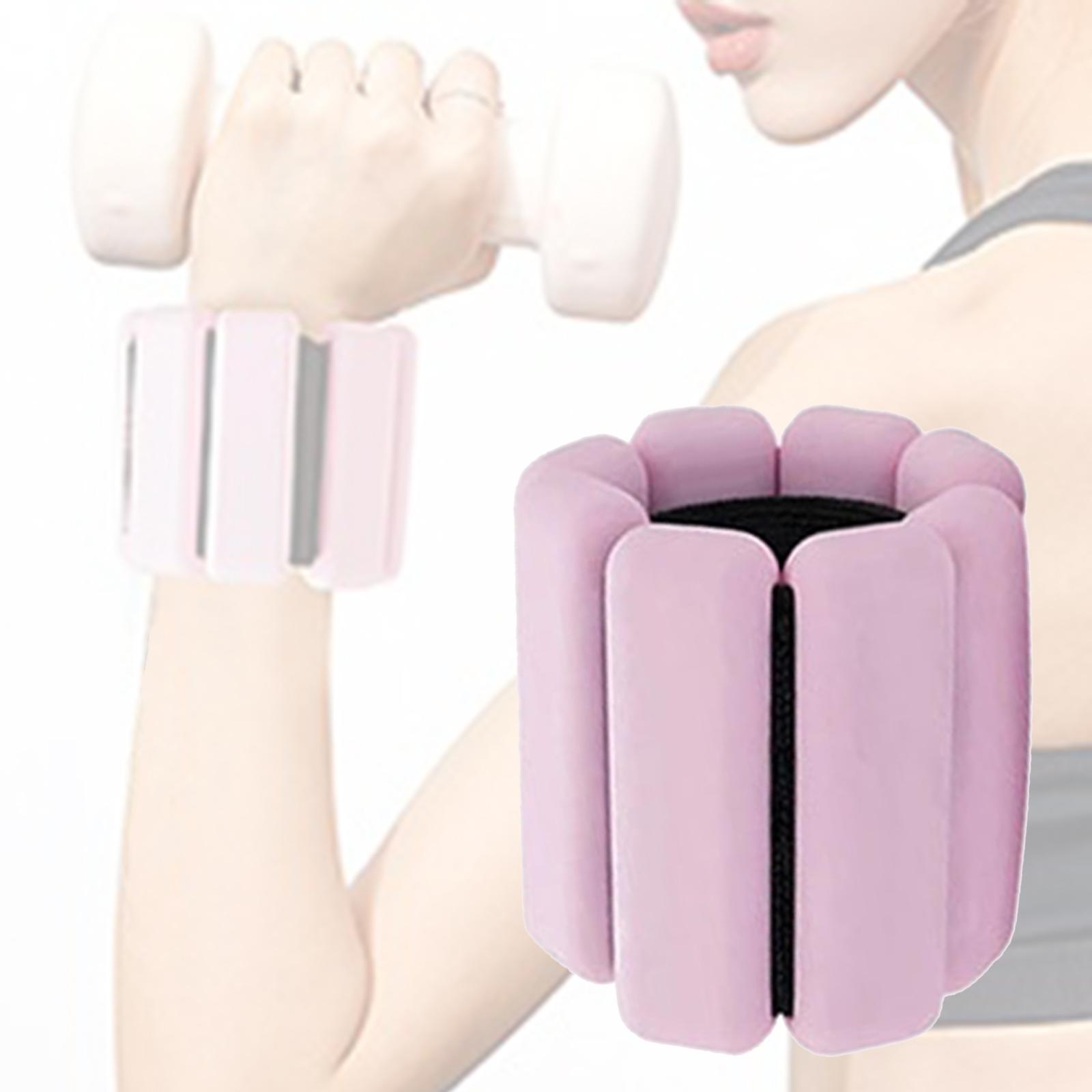 Ankle Wrist Weights Bracelet Exercise Yoga Running Workout Walking White 1pc