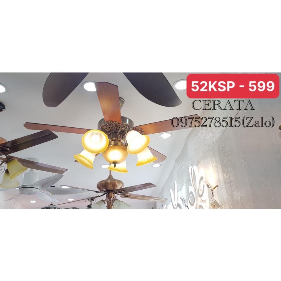 Quạt Trần Có Đèn SCG-72 Promax Lõi Đồng Full 6 tiêu chuẩn Gió, Lắp Cho Mọi tổ ấm