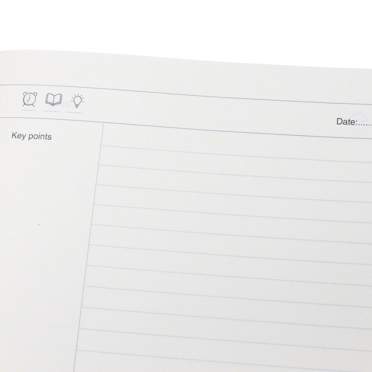 Tập Gáy Ghim Study Đậu Xã Hội - Môn Văn, Sử, Địa - Kẻ Ngang - 200 Trang 70gsm - Hồng Hà 1471 - Màu Xanh Vàng