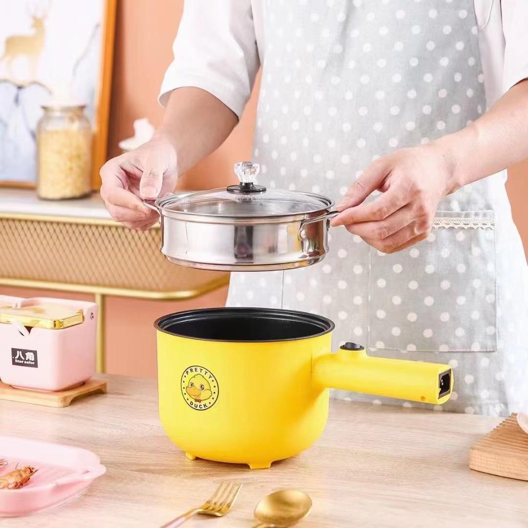 Ưu đãi đặc biệt nồi chống dính vịt vàng nhỏ nồi cơm điện đa năng 2 lớp nồi cơm điện ký túc xá sinh viên nồi cơm điện nhỏ nồi cơm điện mẹ và bé nồi cơm điện nhỏ