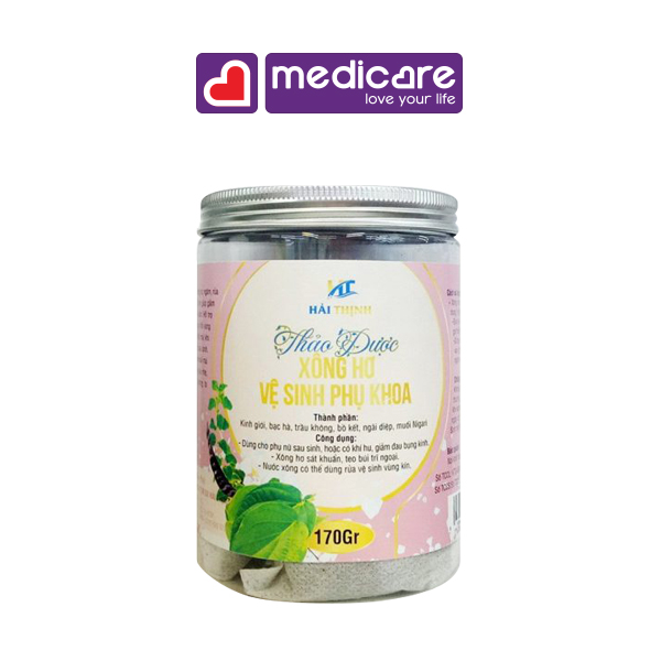 0133650 Hải Thịnh Thảo mộc xông phụ khoa Hộp 170gram