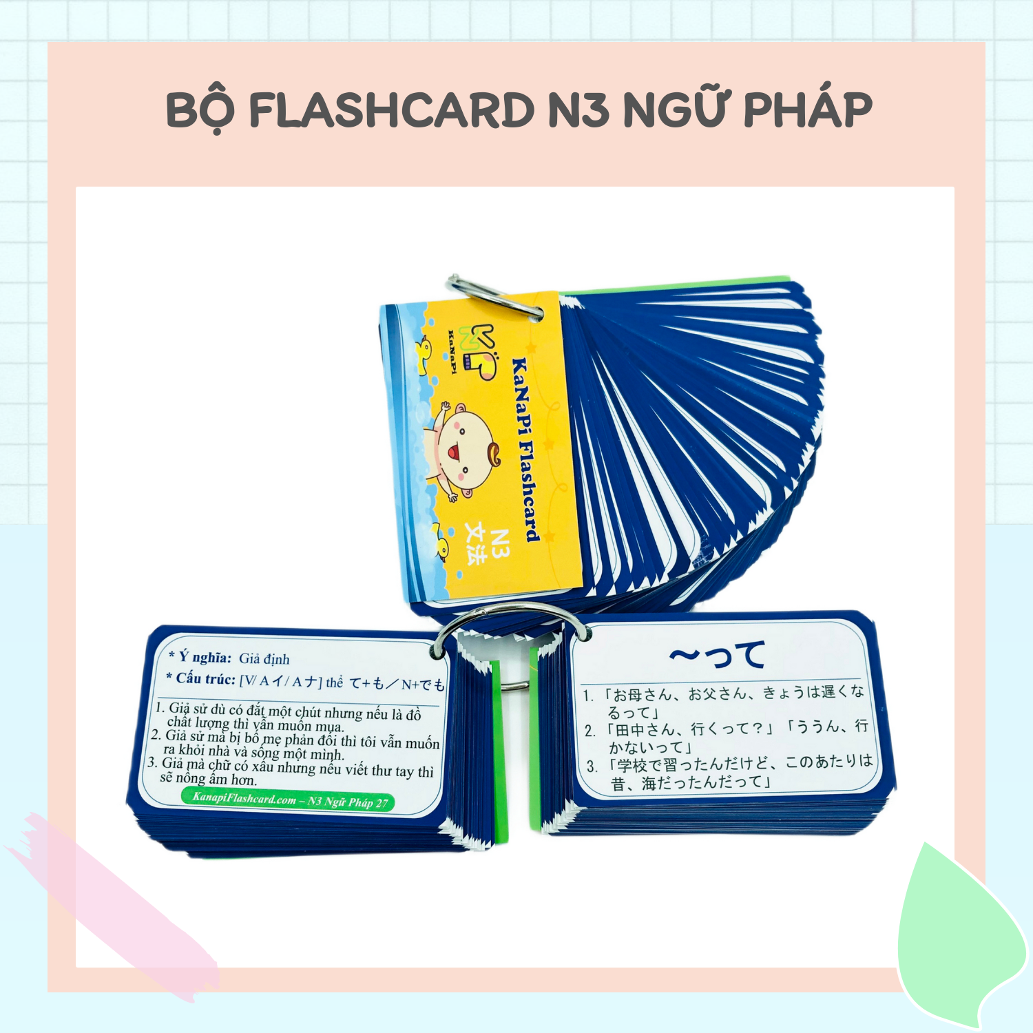 Thẻ Học Flashcard N3 Ngữ Pháp