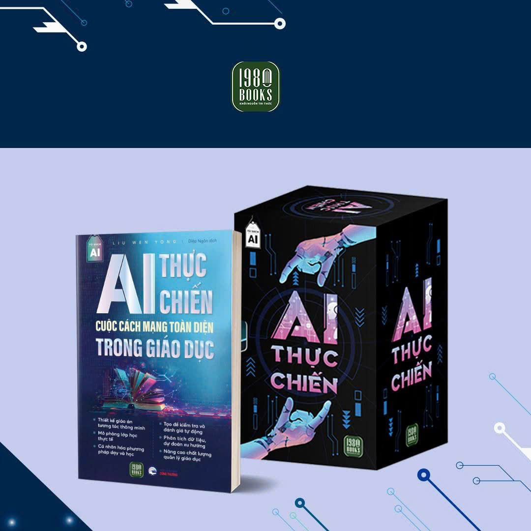 BOX AI - Bộ 6 cuốn AI Thực chiến: AI 5.0 + AI trong công việc + DeepSeek thực chiến + ChatGPT thực chiến + NVIDIA Cỗ máy tư duy vĩ đại + AI Giáo dục
