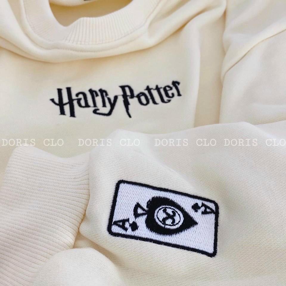 Áo Sweater Nỉ Bông HARRY POTTER Form Rộng Unisex Nam Nữ Ulzzang NUPAKACHI