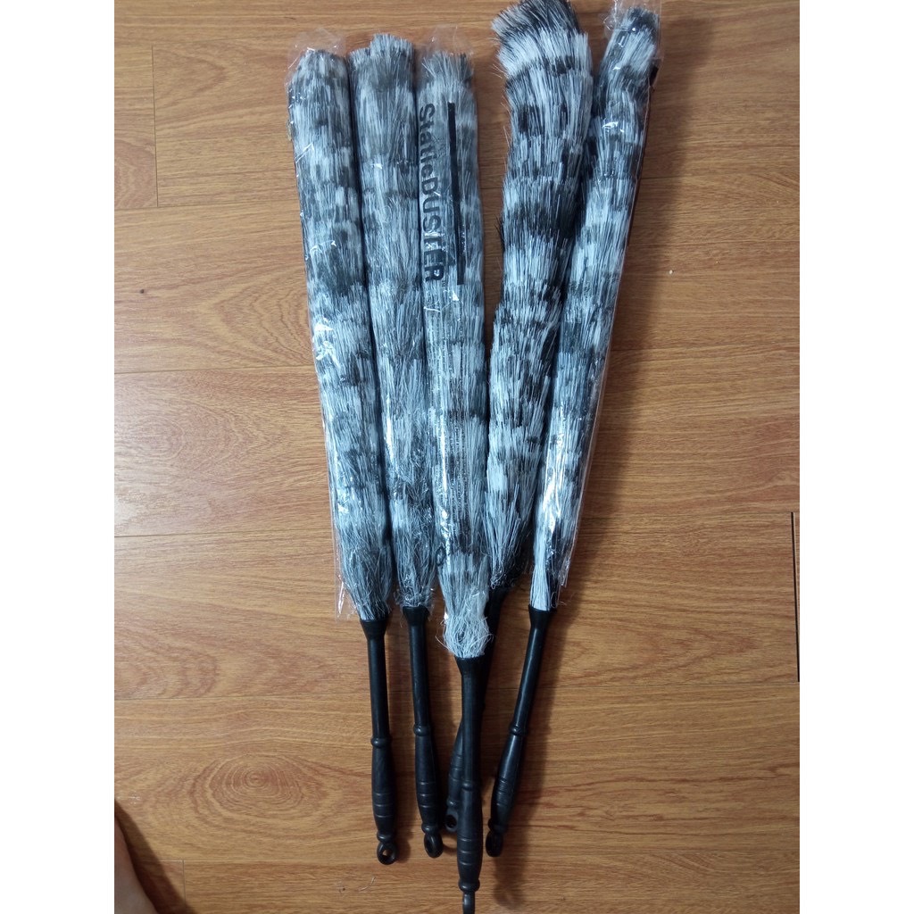 Set 2 Chổi lông gà lớn dây Nylon Cây quét bụi tủ bàn ghế Phất trần