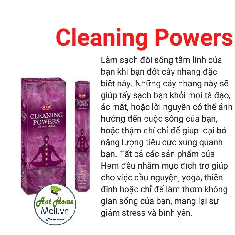 Thanh hương HEM CLEANING POWERS - Dọn sạch, sắp xếp lại năng lượng