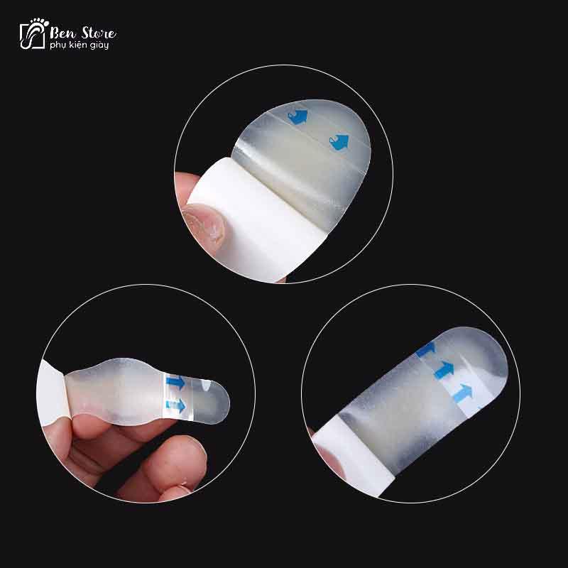 1 Miếng Dán gel Không Gây Mòn Bảo Vệ Gót Chân Khi Đi Giày Cao Gót #lot 82