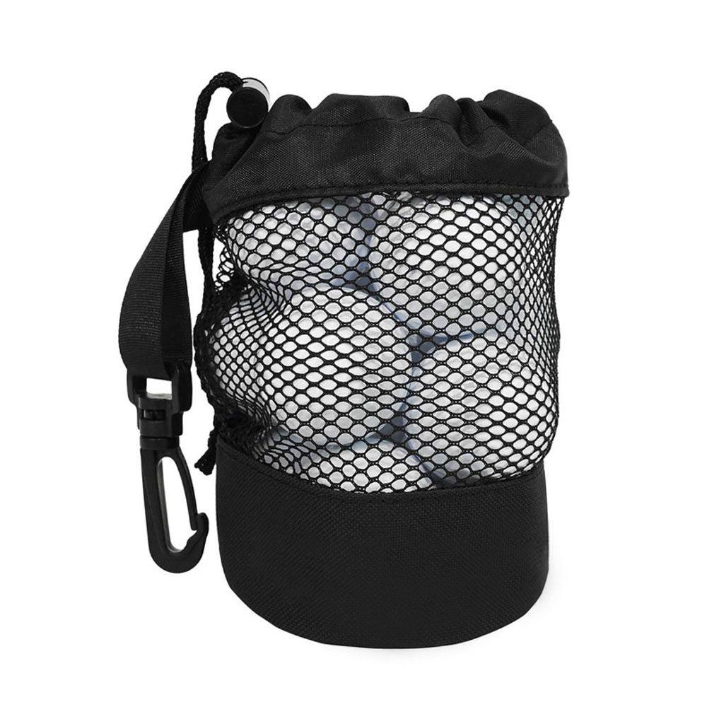 Túi đựng túi đựng đồ lưới túi golf mang theo túi lưới nylon màu đen: màu đen