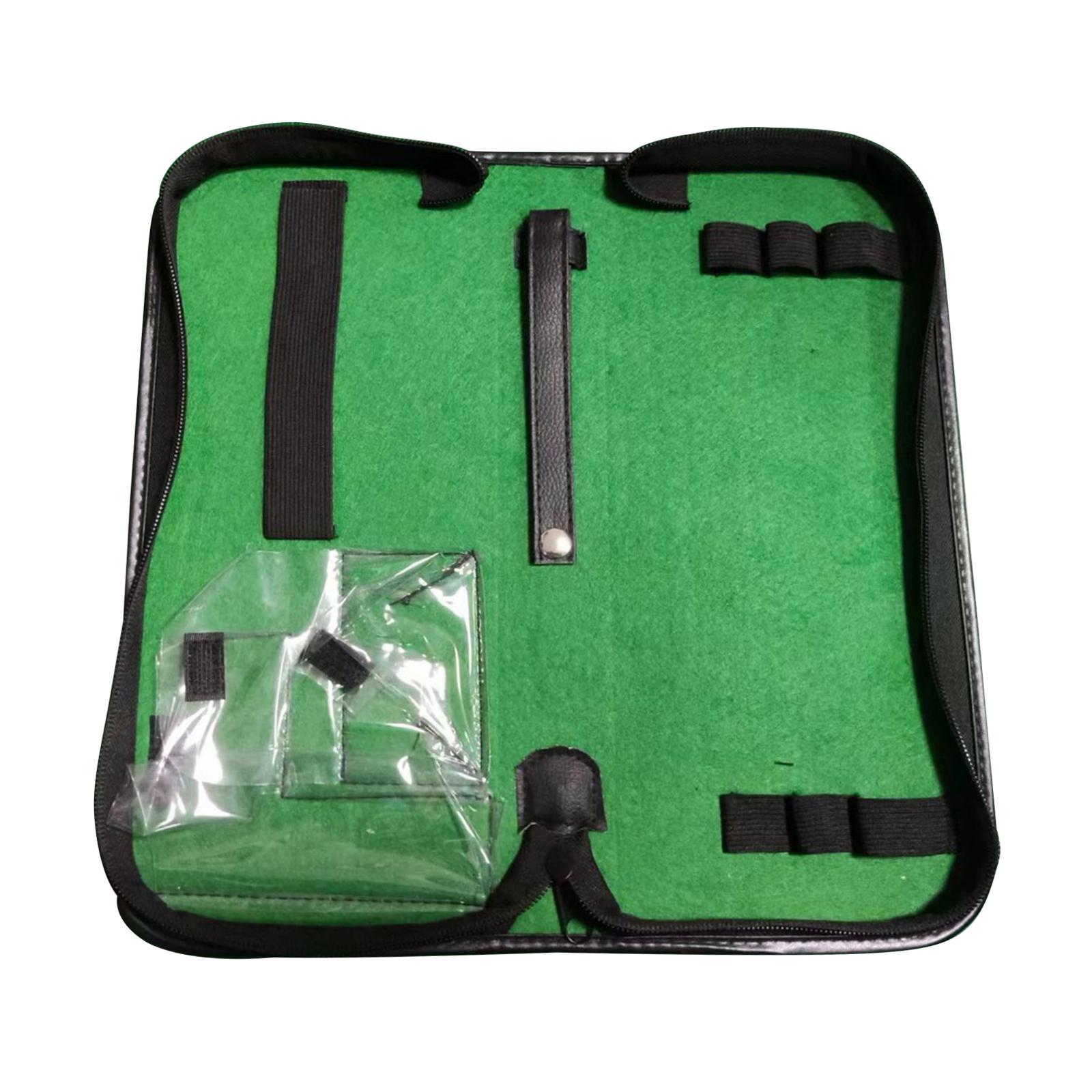 Golf Putter Set Bag, Golf Putting Set Carrying Protective Golf Clubs Putters Carrier Travel Tote Bag PU Leather Pouch for Home Outdoor Sports
