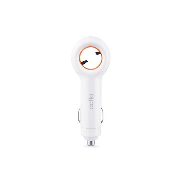 Máy lọc không khí mini dành cho ô tô xe hơi Fine Car Air Purifier Actto ACL-01 HÀNG CHÍNH HÃNG WHITE