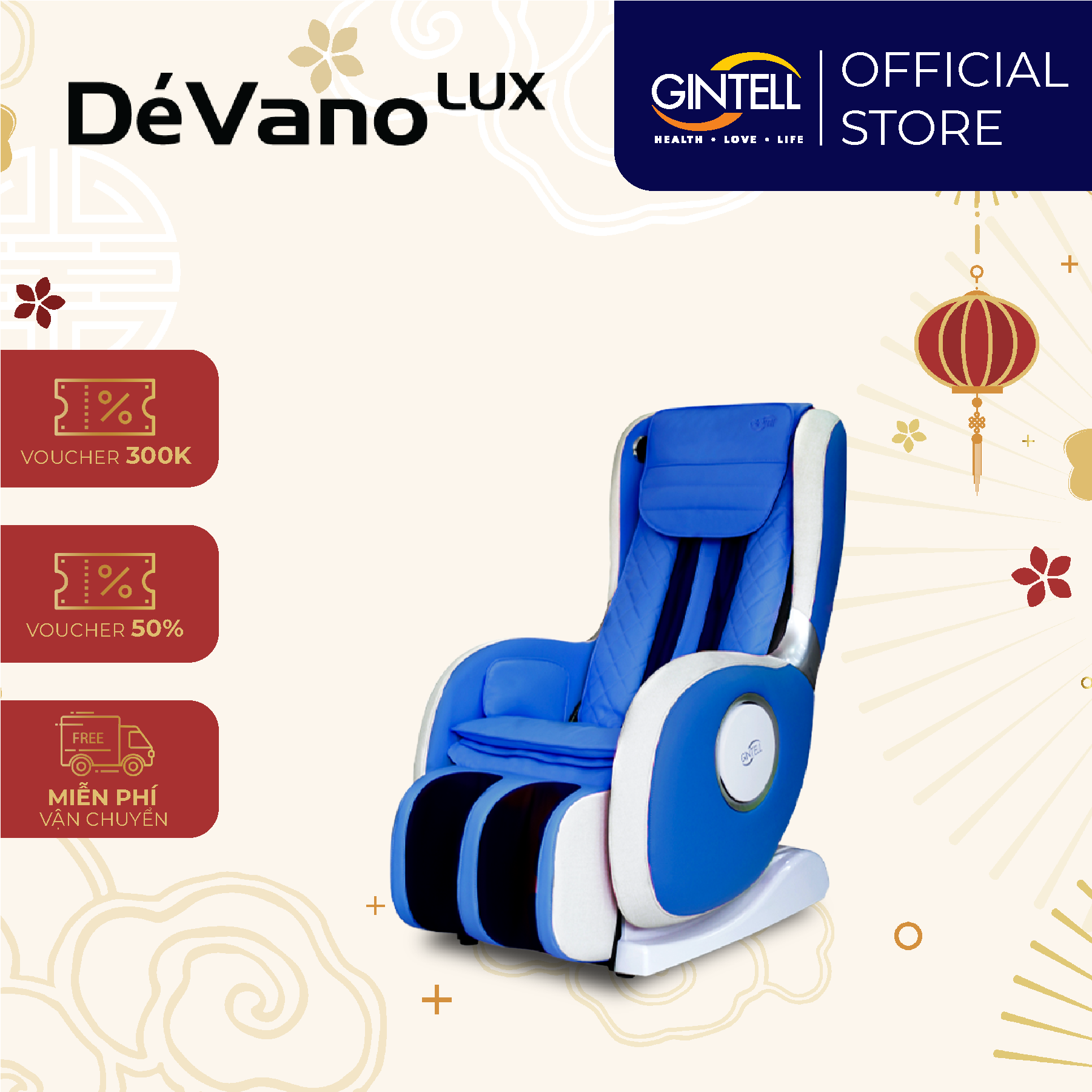 Ghế Massage Gintell Dévano Lux