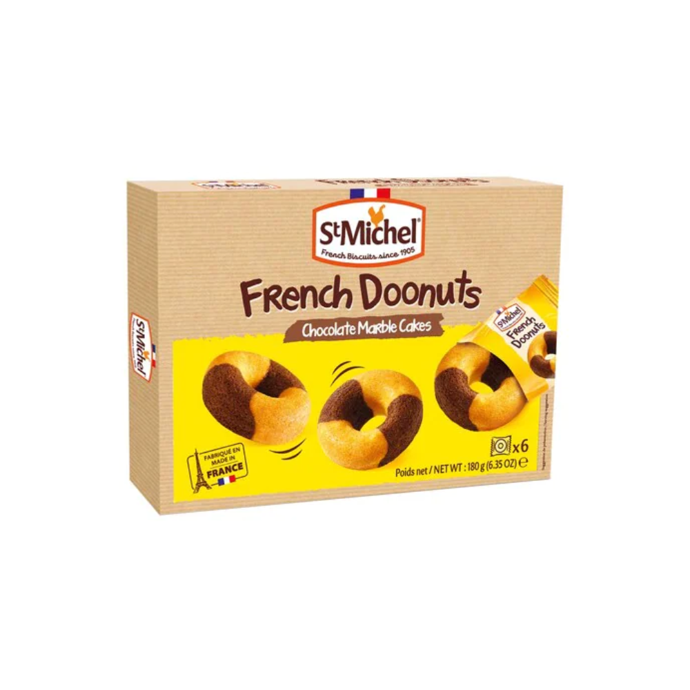 St. Michel Bánh Bông Lan Donut Vân Socola (180g)