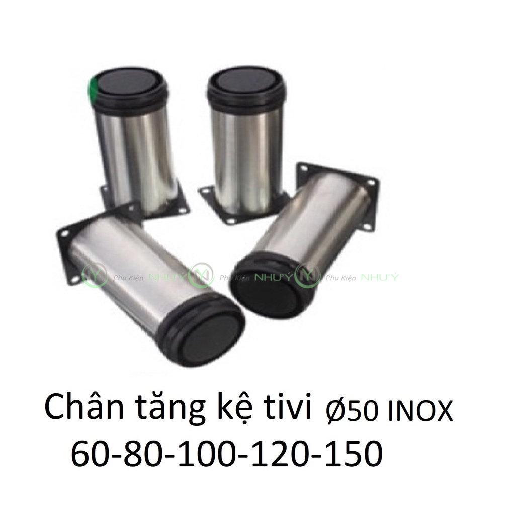 BH 3 năm cho sp 1 Cái Chân bàn tròn inox 08240 đế nhựa tăng - Chất liệu bền bỉ và thiết kế tối giản chất