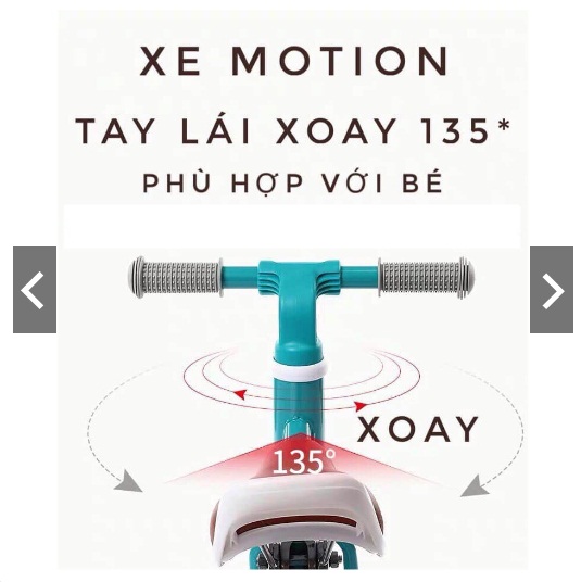 XE CHÒI CHÂN 2 IN 1 CÓ BÀN ĐẠP