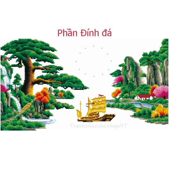 Tranh đính đá thuận buồm xuôi gió VS034 – Tự đính