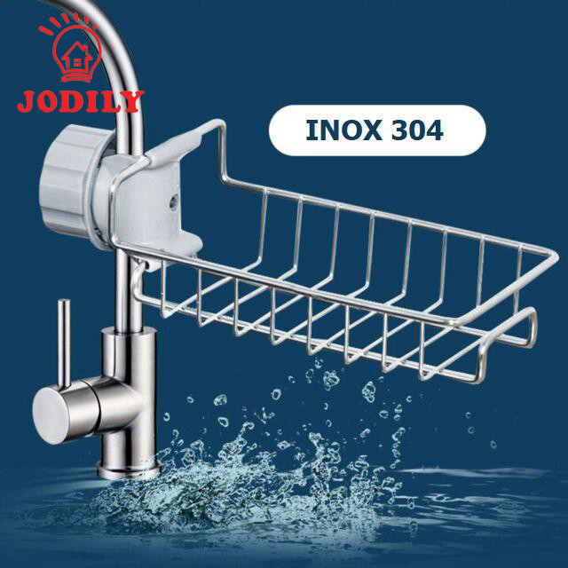  Kệ, Giá Inox Gắn Vòi Nước Đựng Nước Rửa Chén Và Bối Rửa Chén Jodily