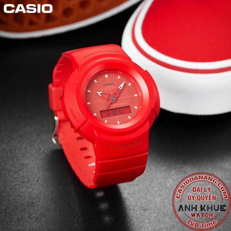 Đồng hồ nam dây nhựa Casio G-Shock chính hãng AW-500BB-4EDR (47mm)