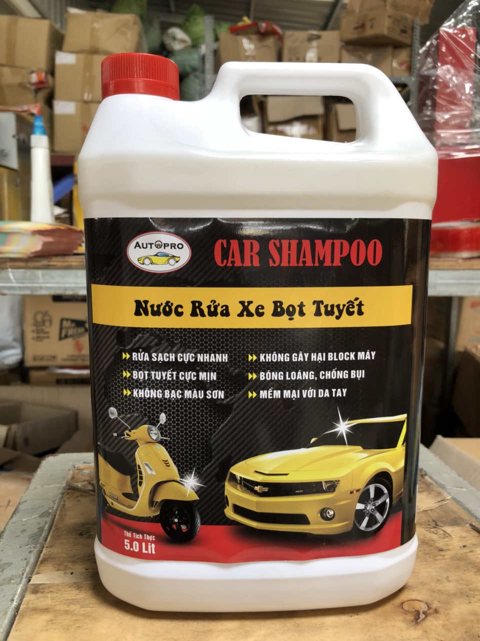 Nước rửa xe bọt tuyết chuyên dụng Car Shampoo 20L cho ô tô xe máy