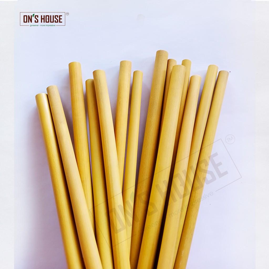 ỐNG HÚT TRE -LOẠI 1- size vừa - -dài 20 mm