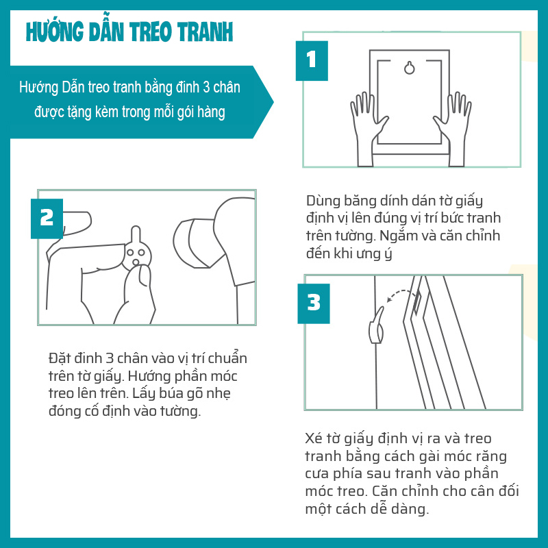 Tranh Bộ Cổ động Văn Phòng nhiều mẫu, có sẵn phụ kiện treo tranh