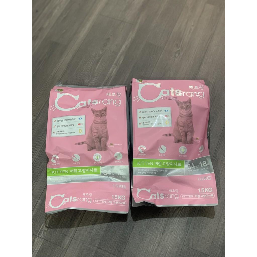 Hạt Catsrang Kitten cho mèo con 1.5kg