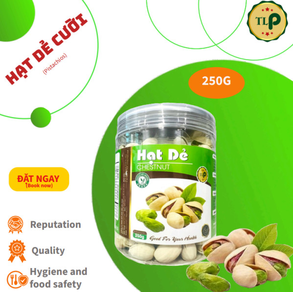 HŨ 250G HẠT DẺ CƯỜI CAO CẤP TÂN LỘC PHÁT